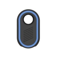 Per Samsung Galaxy SmartTag2 Life Custodia protettiva in silicone impermeabile con anello per appendere (blu luminoso)