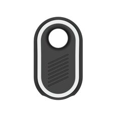 Per Samsung Galaxy SmartTag2 Life Custodia protettiva in silicone impermeabile con anello per appendere (bianco)