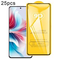 Per OPPO Reno11 F 25 pezzi 9D Pellicola in vetro temperato con schermo a colla completa