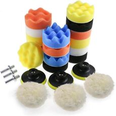 Kit di lucidatura in spugna per tampone per ceratura da 25 in 1/3 pollici