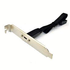 Connettore USB 3.1 da tipo E a USB-C/tipo C Basetta del pannello anteriore Staffa ad alto profilo da 0,5 m