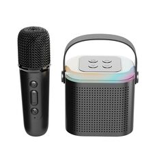 Altoparlante Bluetooth portatile per la casa Piccolo audio karaoke da esterno, Colore: Y1 Nero (grano monoculare)