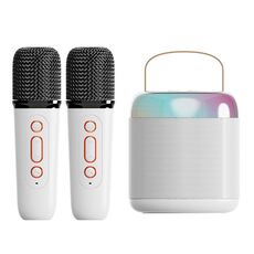 Altoparlante Bluetooth portatile per la casa Piccolo audio karaoke da esterno, Colore: Y2 Bianco (doppio grano)