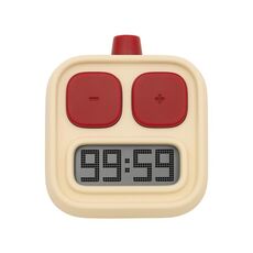 H-C-06 Robot da cucina timer Gestione del tempo per bambini Esecuzione di esercizi timer (giallo)