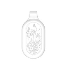 Custodia in silicone impermeabile per Samsung Galaxy SmartTag2 Life (bianca)