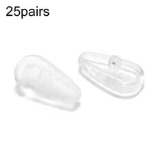 25 paia di occhiali da vista Airbag nasello in silicone antiscivolo morbido nasello accessorio universale, modello: antiscivolo