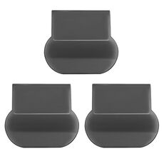 Kit coperchio di sollevamento sedile bidet da bagno, maniglia anti sporco, 3 pezzi (grigio)