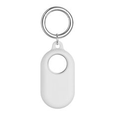 Per Samsung Galaxy SmartTag2 Locator Custodia protettiva in silicone (bianca)