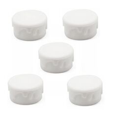 Tappo per bottiglia di vino in silicone alimentare da 5 pezzi FDA Tappo per vino a prova di perdite (bianco)