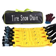 Catena antiscivolo per pneumatici ispessiti allargata del tendine della neve dell'auto (10 pezzi/set)