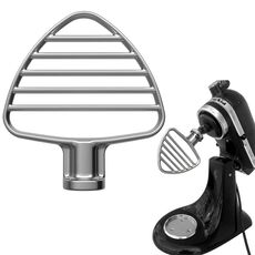 Accessori per macchine da cucina con paletta per agitazione in acciaio inossidabile da 4,5-5 QT per robot da cucina KitchenAid