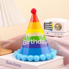 2 pezzi di occhiali da festa per bambini cappelli copricapo compleanno decorazioni fotografiche, consegna modello casuale, specificazione: cappello