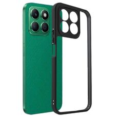Per Honor X8b TPU satinato + custodia per telefono PC trasparente (nera)