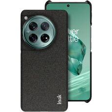 Per OnePlus 12 5G imak Ruiyi Series Texture in tessuto PU + custodia per telefono PC (nera)