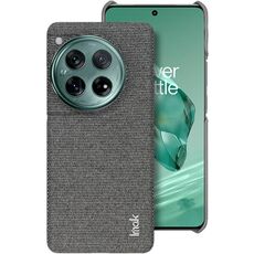 Per OnePlus 12 5G imak Ruiyi Series Texture in tessuto PU + custodia per telefono PC (grigio scuro)