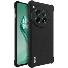 Per OnePlus 12 5G imak custodia per telefono in TPU antiurto con airbag (nero opaco)
