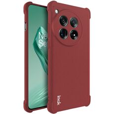 Per OnePlus 12 5G imak custodia per telefono in TPU antiurto con airbag (rosso opaco)