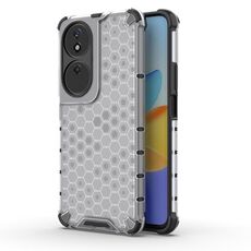 Per Honor Play 50 Plus Custodia protettiva antiurto per PC a nido d'ape + TPU (bianca)