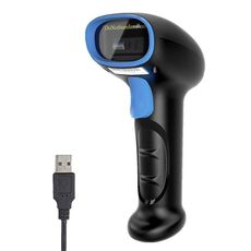 Dispositivo di scansione di codici a barre portatile per magazzino con scanner espresso per cassiere del supermercato, modello: luce rossa cablata