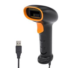 Dispositivo di scansione di codici a barre portatile per magazzino con scanner espresso per cassiere del supermercato, modello: bidimensionale cablato