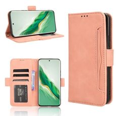 Custodia per telefono in pelle con texture di vitello per Honor Magic6 5G (rosa)