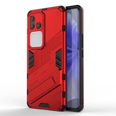 Per vivo S18 5G Punk Armor 2 in 1 PC + custodia per telefono in TPU con supporto (rosso)