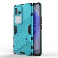 Per vivo S18 5G Punk Armor 2 in 1 PC + custodia per telefono TPU con supporto (blu)