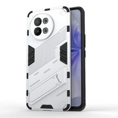 Per vivo S18E 5G Punk Armor 2 in 1 PC + custodia per telefono TPU con supporto (bianco)