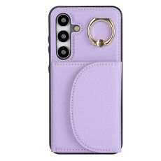 Custodia per telefono con supporto ad anello per Samsung Galaxy S24+ 5G YM007 (viola)