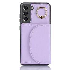 Custodia per telefono con custodia ad anello per Samsung Galaxy S22 5G YM007 (viola)