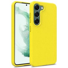 Per Samsung Galaxy S24 5G Materiale in paglia di grano + custodia in TPU (giallo)