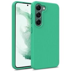Per Samsung Galaxy S24 5G Materiale in paglia di grano + custodia in TPU (verde)