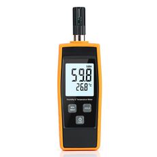 Misuratore digitale di temperatura e umidità RZ852 (arancione)