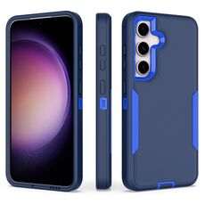 Per Samsung Galaxy S24+ 5G 2 in 1 custodia magnetica per PC + TPU (blu reale + blu scuro)
