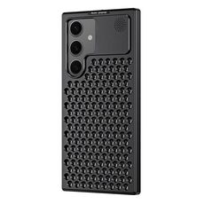 Custodia per telefono con raffreddamento in metallo per aromaterapia R-JUST RJ58 per Samsung Galaxy S24+ 5G (nero)