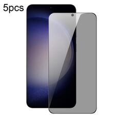 Per Samsung Galaxy S24+ 5G 5 pezzi DUX DUCIS 0,33 mm 9H Pellicola in vetro temperato HD anti-spia in alluminio alto