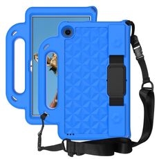 Custodia per tablet con custodia antiurto EVA serie Diamond per Amazon Kindle Fire HD7 2019/2017/2015 (blu)