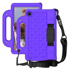 Custodia per tablet con custodia antiurto EVA serie Diamond per Amazon Kindle Fire HD7 2019/2017/2015 (viola)