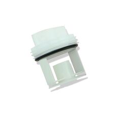 Per Siemens Bosch WM1095/1065 WD7205 Lavatrice Pompa di Drenaggio Uscita di Scarico Guarnizione Tappo di Copertura (Bianco)