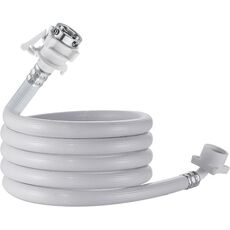 Adattatore per tubo di ingresso dell'acqua per lavatrice completamente automatica, lunghezza: 3 m