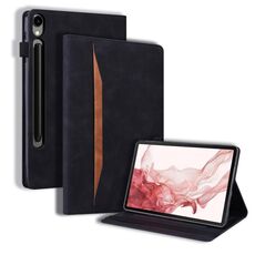 Custodia per tablet in pelle antiurto per Samsung Galaxy Tab S9 Ultra / S8 Ultra (nera)