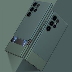 Per Samsung Galaxy S24 Ultra 5G GKK Mortise-Tenon Connection Contrast Color Custodia antiurto per telefono (verde)