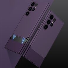 Per Samsung Galaxy S24 Ultra 5G GKK Mortise-Tenon Connection Contrast Color Custodia antiurto per telefono (Viola)