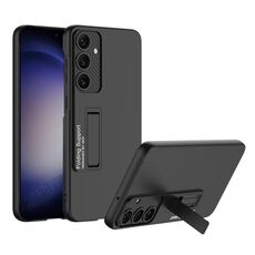 Per Samsung Galaxy S24 5G GKK Custodia per telefono antiurto ultrasottile con supporto (nero)