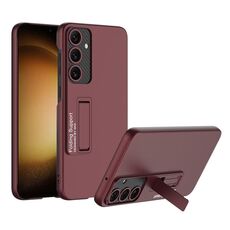 Per Samsung Galaxy S24 5G GKK Custodia per telefono antiurto ultrasottile con supporto (rosso)