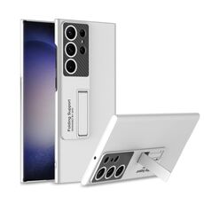 Custodia per telefono antiurto ultrasottile GKK per Samsung Galaxy S24 Ultra 5G GKK con supporto (argento)