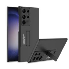 Per Samsung Galaxy S24 Ultra 5G GKK Custodia per telefono antiurto ultrasottile con supporto (nero)