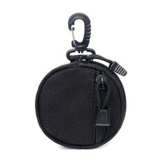 Marsupio tascabile portatile con mini portamonete (nero)