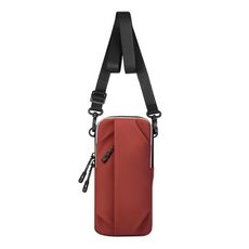 Borsa a tracolla fitness per sport all'aria aperta Borsa da braccio multifunzione per cellulare per uomo e donna(Rosso)