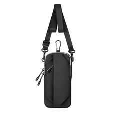 Borsa a tracolla fitness per sport all'aria aperta Borsa da braccio multifunzione per cellulare per uomo e donna (nero)